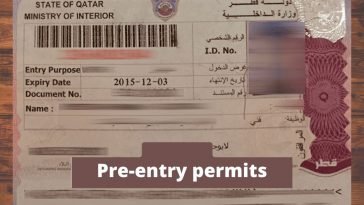 Pre-entry permits