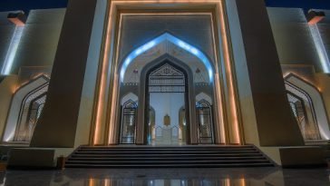 Imam Abdul Wahhab Mosque entrance
